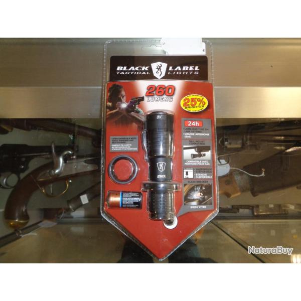 Lampe tactique BROWNING en 260 Lumens