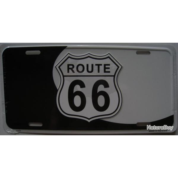 PLAQUE AUTO USA - ROUTE 66 - R�f.1255