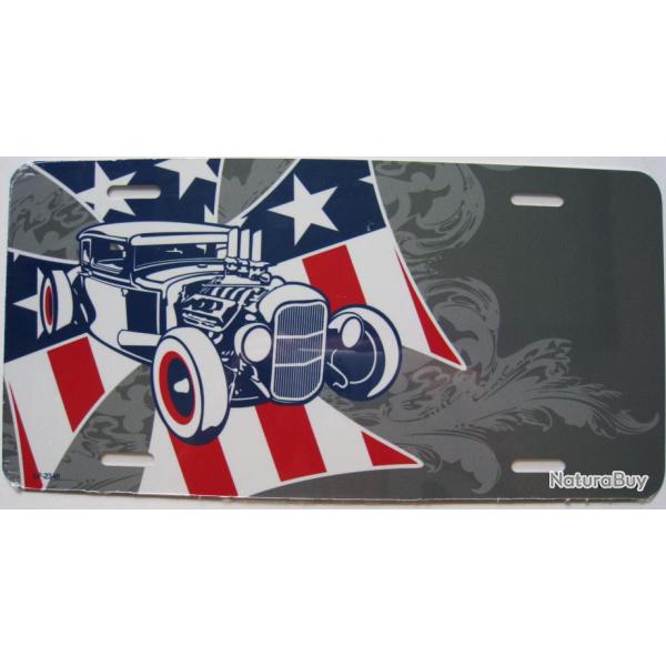 PLAQUE AUTO USA - RETRO ROD - Rf.2346