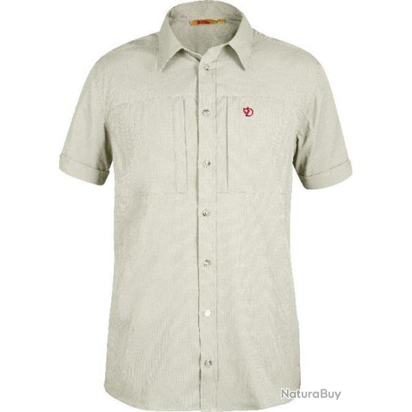 CHEMISE FJALL RAVEN  HJORT SS SHIRT 81665 BLANC TAILLE L