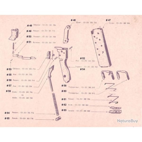 # 59  BIELLE  PISTOLET  MAC50