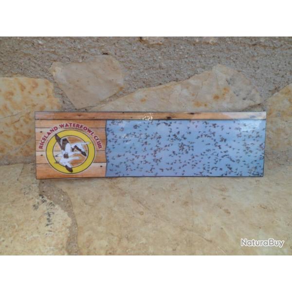 Superbe autocollant "Riceland Waterfowl club" Import USA