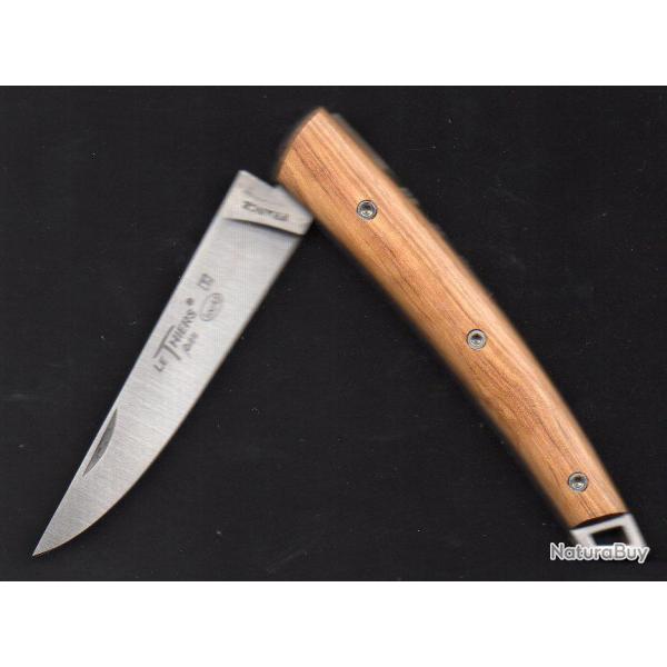 LE THIERS  OLIVIER  Ressort guilloch� Couteau d'Artisan � VOTRE PR�NOM