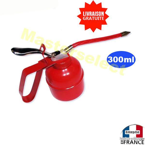 BURETTE A HUILE EN METAL 300ml. POUR MECANIQUE - PROMO-
