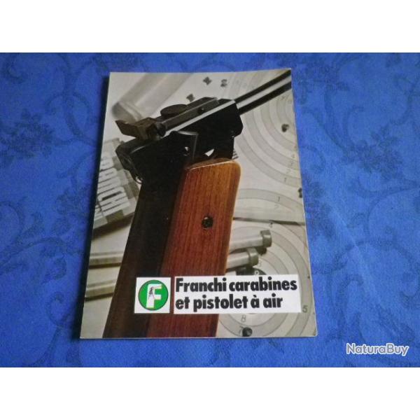 Dpliant FRANCHI carabines pistolet air comprim Diana center junior senior