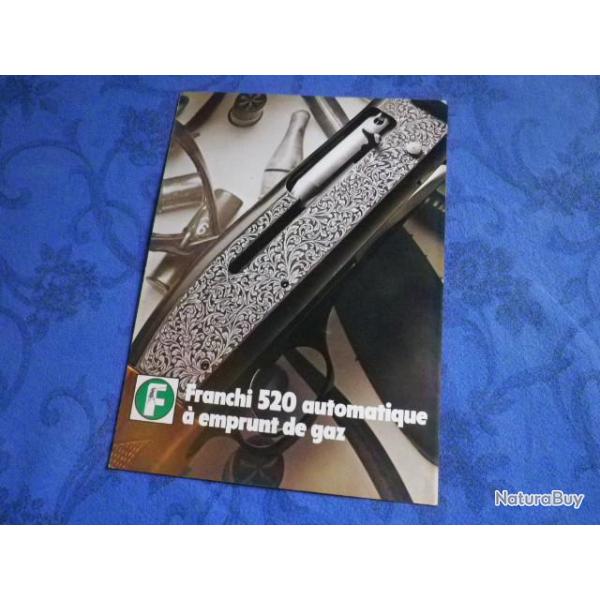 Dpliant FRANCHI 520 automatique  emprunt de gaz