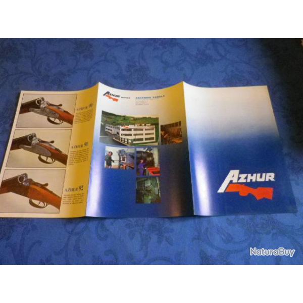 dpliant AZHUR fusils modle 80, 81, 82, 90, 91, 92.