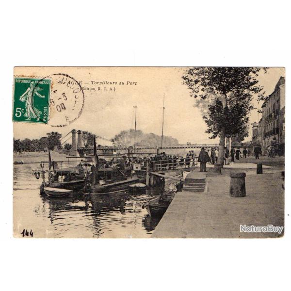 CPA - Marine Militaire - Torpilleurs au Port N�1198