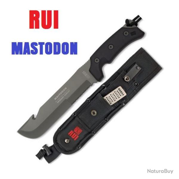 Couteau Tactique MASTODON avec Etui pour ceinture