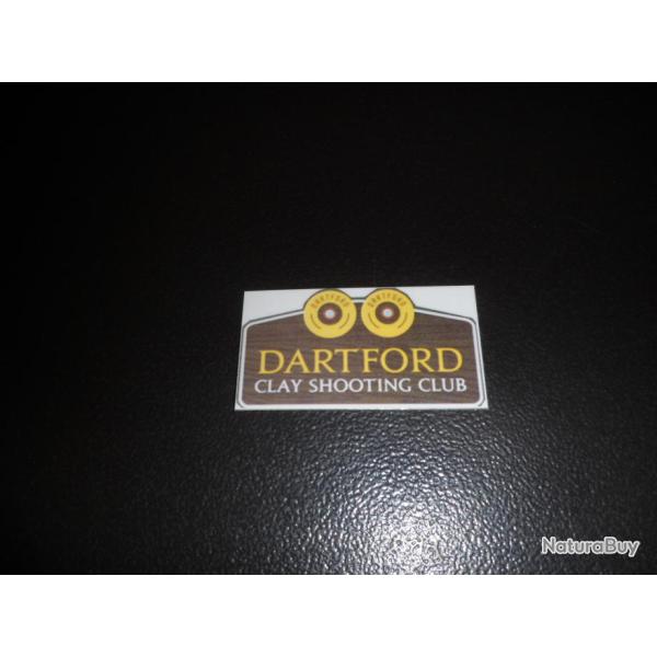 Superbe autocollant Dartford Clay Shooting club