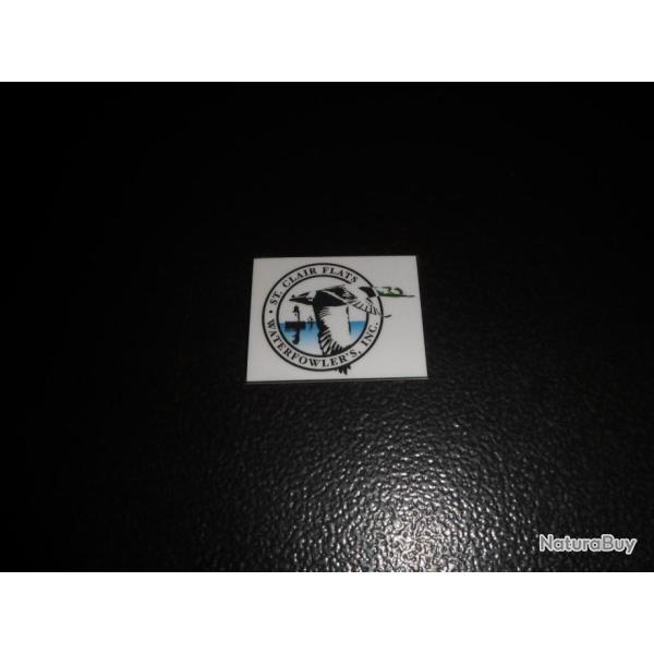 Superbe autocollant St Clair Flats Waterfowler's INC