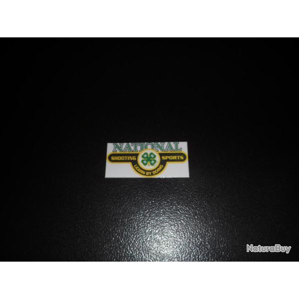 Superbe autocollant "National Shooting Sport learn by doing"