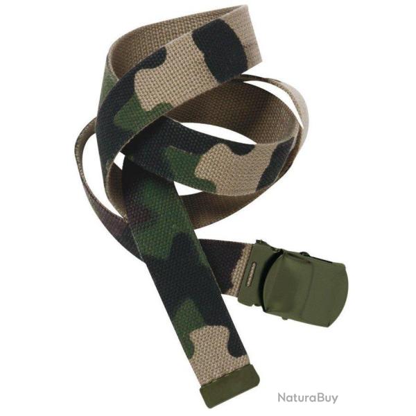 Ceinture toile unie camouflage PERCUSSION