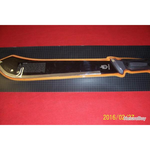 Machette GERBER lame de 39 cms + tui de transport