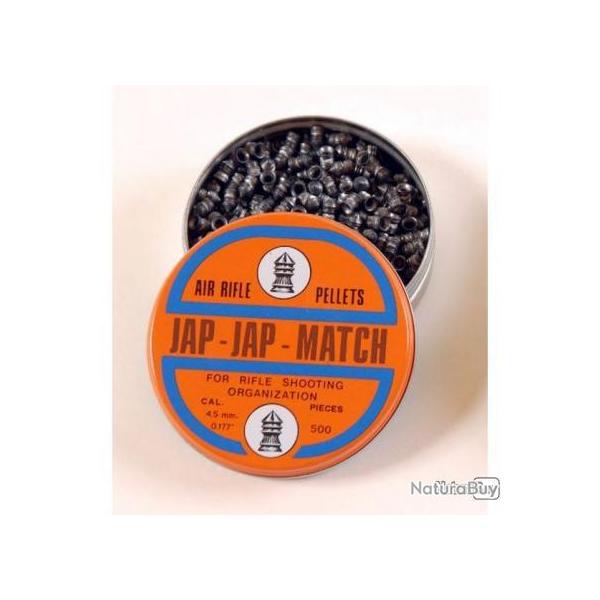 PLOMB 4.5 POUR ARMES A' AIR COMPRIME'- JAP JAP MATCH