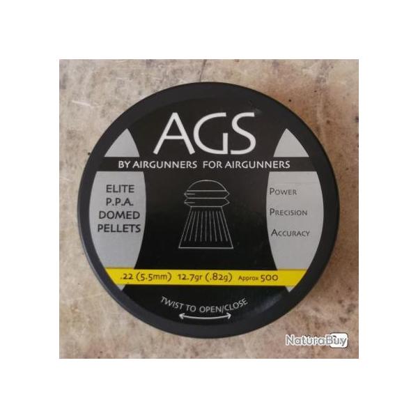 PLOMB 5.5 POUR ARMES A' AIR COMPRIME'- SUPERDIABOLO AGS