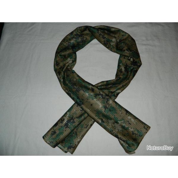 Echarpe tactique camouflage digital "jungle"