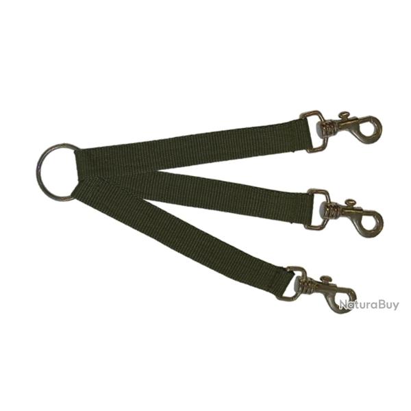 Accouple Trois Chiens Nylon