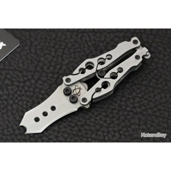 Couteau Mantis Bottleneck Lame & Manche en Acier 400 Fonction Ouvre Bouteilles MANBK3A