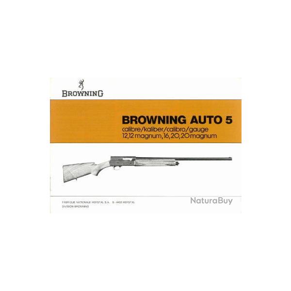 Mode d'emploi BROWNING AUTO 5 en PDF