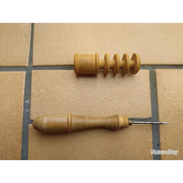 OBJET DE POILU SOLDAT FRANCAIS COUSETTE EN BUIS legion etrangere opex indochine algerie