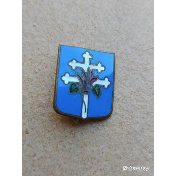 BROCHE CROIX DE LORRAINE  FLEUR LIBERATION EMAIL