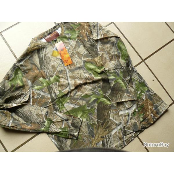 TEE SHIRT  CAMO  MANCHES LONGUES