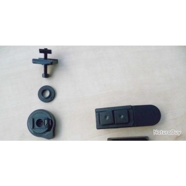 Parties hautes avec rail SR (Zwarovski) pour montage pour carabine Winchester XPR