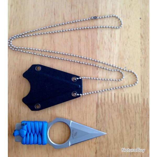 Couteau MEYERCO.Avec �tui et cha�ne pour porter autour du cou.Introuvable sur internet.Merci.