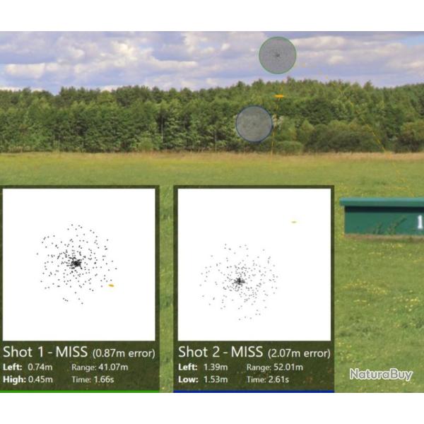 Simulateur de tir de ball-trap (Pack projection double)