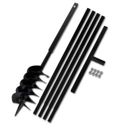 B&ecirc;che et tari&egrave;re manuelle 150 mm avec rallonge 5 m acier outils garage atelier bricolage 3402082