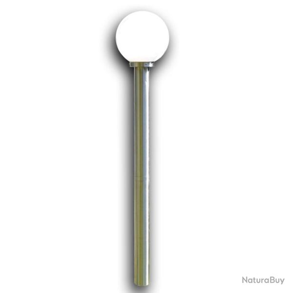 Lampadaire boule 110 cm acier inoxydable luminaire d�coration 2402030