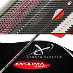 CARBON EXPRESS Maxima Hunter fl&egrave;ches de chasse et tir 3D empenn&eacute;es 250
