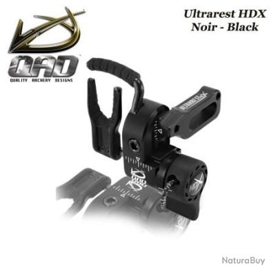 Repose-flèches QAD Ultrarest HDX, Droite, Noir, Dépose, Neuf, Pour Arc à Poulies