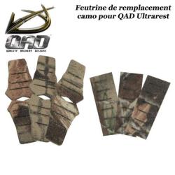 QAD Ultrarest Kit de feutrines de rechange pour repose-fl&egrave;ches Camo