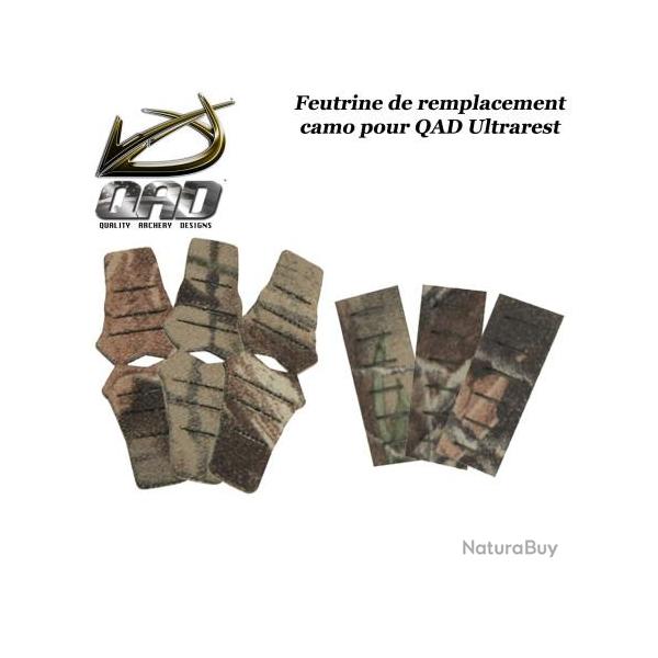 QAD Ultrarest Kit de feutrines de rechange pour repose-fl�ches Camo