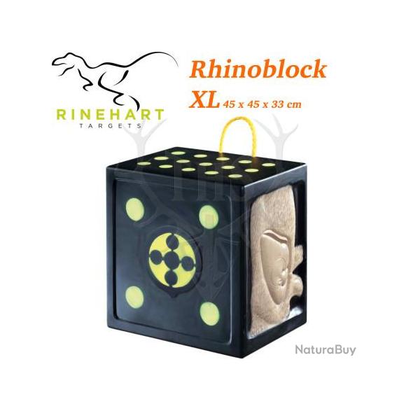 RINEHART RhinoBlock cible bloc solide et confortable pour le tir  l'arc, convient pour lames de cha