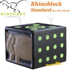 RINEHART RhinoBlock cible bloc solide et confortable pour le tir &agrave; l'arc, convient pour lames de cha