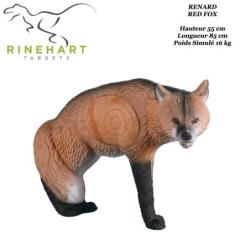 RINEHART Cible 3D Renard Red Fox en mousse pour le tir &agrave; l'arc