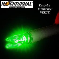 NOCKTURNAL Encoches lumineuses rouges, vertes, bleues ou roses Vert "S" Nock 3 pcs