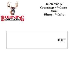 BOHNING Blazer Arrow Wraps 4 ou 7 pouces autocollants color&eacute;s unis de type cresting pour fl&egrave;ches Bla