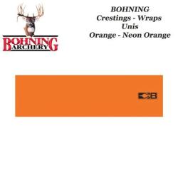 BOHNING Blazer Arrow Wraps 4 ou 7 pouces autocollants color&eacute;s unis de type cresting pour fl&egrave;ches Ora