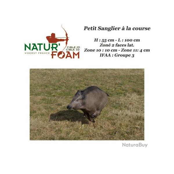 NATUR'FOAM Cible 3D Petit Sanglier  la course en mousse pour le tir  l'arc
