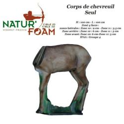 NATUR'FOAM Cible 3D Chevreuils, Chevrettes et Brocards en mousse pour le tir &agrave; l'arc Corps de Chevre