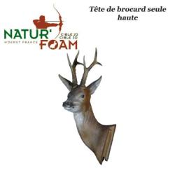NATUR'FOAM Cible 3D Chevreuils, Chevrettes et Brocards en mousse pour le tir &agrave; l'arc T&ecirc;te de Brocard