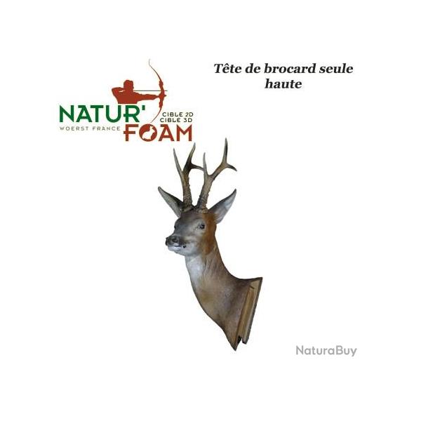 NATUR'FOAM Cible 3D Chevreuils, Chevrettes et Brocards en mousse pour le tir  l'arc Tte de Brocard