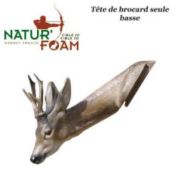 NATUR'FOAM Cible 3D Chevreuils, Chevrettes et Brocards en mousse pour le tir &agrave; l'arc T&ecirc;te de Brocard