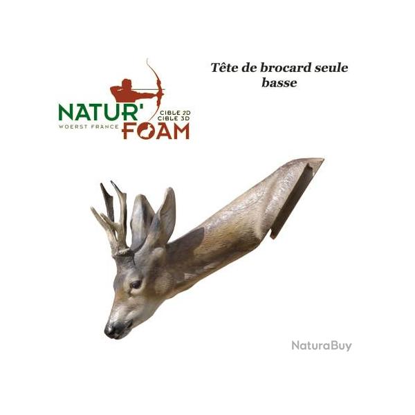 NATUR'FOAM Cible 3D Chevreuils, Chevrettes et Brocards en mousse pour le tir  l'arc Tte de Brocard