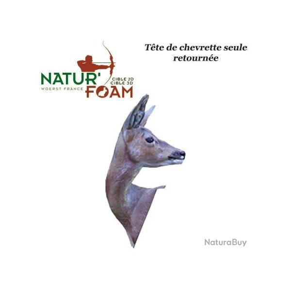 NATUR'FOAM Cible 3D Chevreuils, Chevrettes et Brocards en mousse pour le tir  l'arc Tte de Chevret