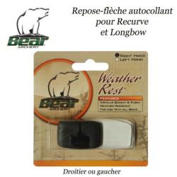 BEAR ARCHERY Repose-fl&egrave;che autocollant pour Compound, Recurve et Longbow Gaucher